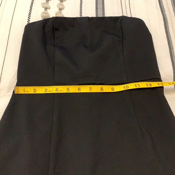 6 HR SALE LULUS JAZZIE black strapless body con dress back zipper size medium - Picture 10 of 12